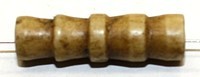 Benenen 25x7mm geribbeld beige 10st.