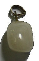 Witte Toermalijn hanger ca. 18mm