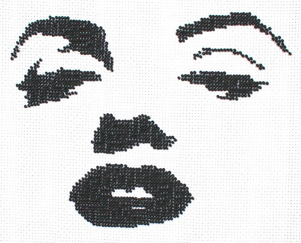 Borduurpakket silhouet Marilyn Monroe 17x22cm