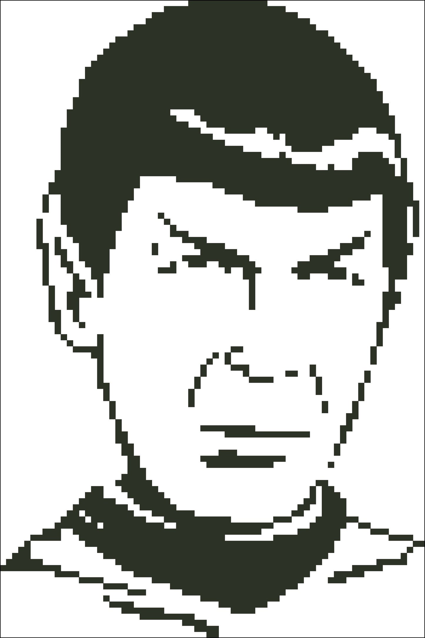 Borduurpakket Dr. Spock 16x24cm