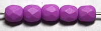 Facetkraal 4mm white full plum coated 50st.