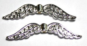 Engelenvleugels 7x31mm zilverkl. 2st