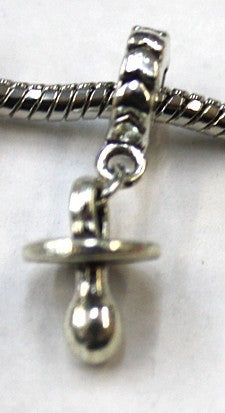 Metalen kraal gat 5mm hang met speen