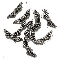 Engelenvleugels 12x3,2mm oudzilverkl. 10st.