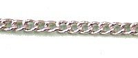 Schakelketting 1,5mm zilverkleurig per meter