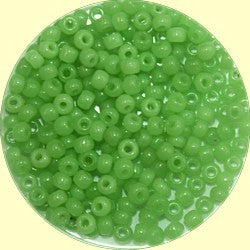 Rocailles 7/0 lichtgroen 25 gram