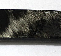 Imitatie leer18x2mm dierprint zwart/grijs 10cm