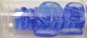 Guterman muntkraal 15mm blauw/wit ca.14st