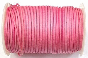 Waskoord 2mm lichtrose 5meter