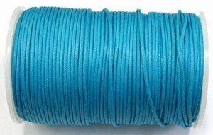 Waskoord 2mm turkoois 5meter