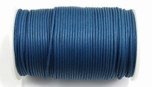 Waskoord 2mm blauw 5meter