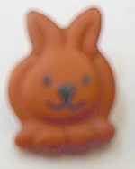 knoop nijntje bruin per stuk