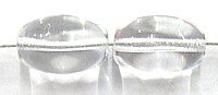 Gutermann glaskr. olijf 15x10mm transparant 14st.
