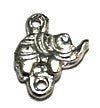 Metalen tussenstuk olifant 14mm 10st