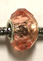 Pandorastyle kraal 12mm facet oudrose p.st