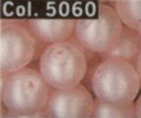 Gutermann glaskralen 6mm licht rose ca 100st.