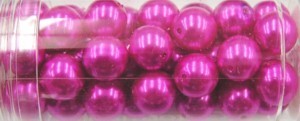 Gutermann glaskralen 8mm fel rose ca 46 st