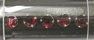 Gutermann opnaaistenen 7mm rood 10st