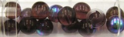 Gutermann regenboogparels 8mm paars 14st.