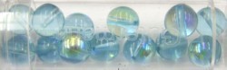 Gutermann regenboogparels 8mm turquoise 14st.