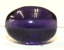Glaskraal ovaal 14x10mm tr.paars 25st.
