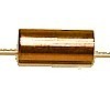 Metalen kraal 12mm roodgoudkl. 10st