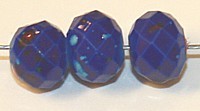 Facetkr disc 6x8 blauw/wit 20st