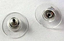 Kunststof oorsteker achterkant 6x11mm p.p