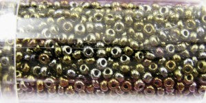 Gutermann rocailles 9/0 goud AB ca. 28gr