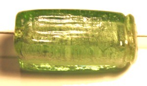Glaskraal blok 28mm lichtgroen p.st