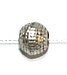 Metalen kraal 5mm rond 1,5mm gat antiekz. 25st.