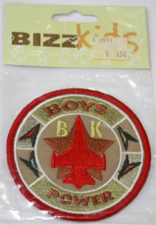 Applicatie Boys Power 80mm rond