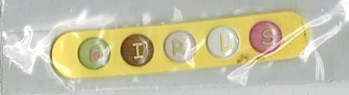 Applicatie Girls 65x12mm