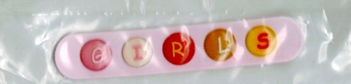 Applicatioe Girls 65x12mm rose