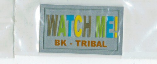 Applicatie 30x50mm Watch Me multicolor