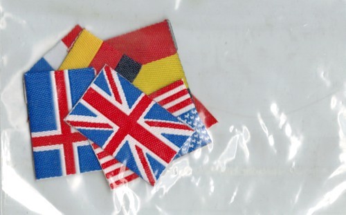 Appliocatie Vlaggen 20x30mm 7 st.