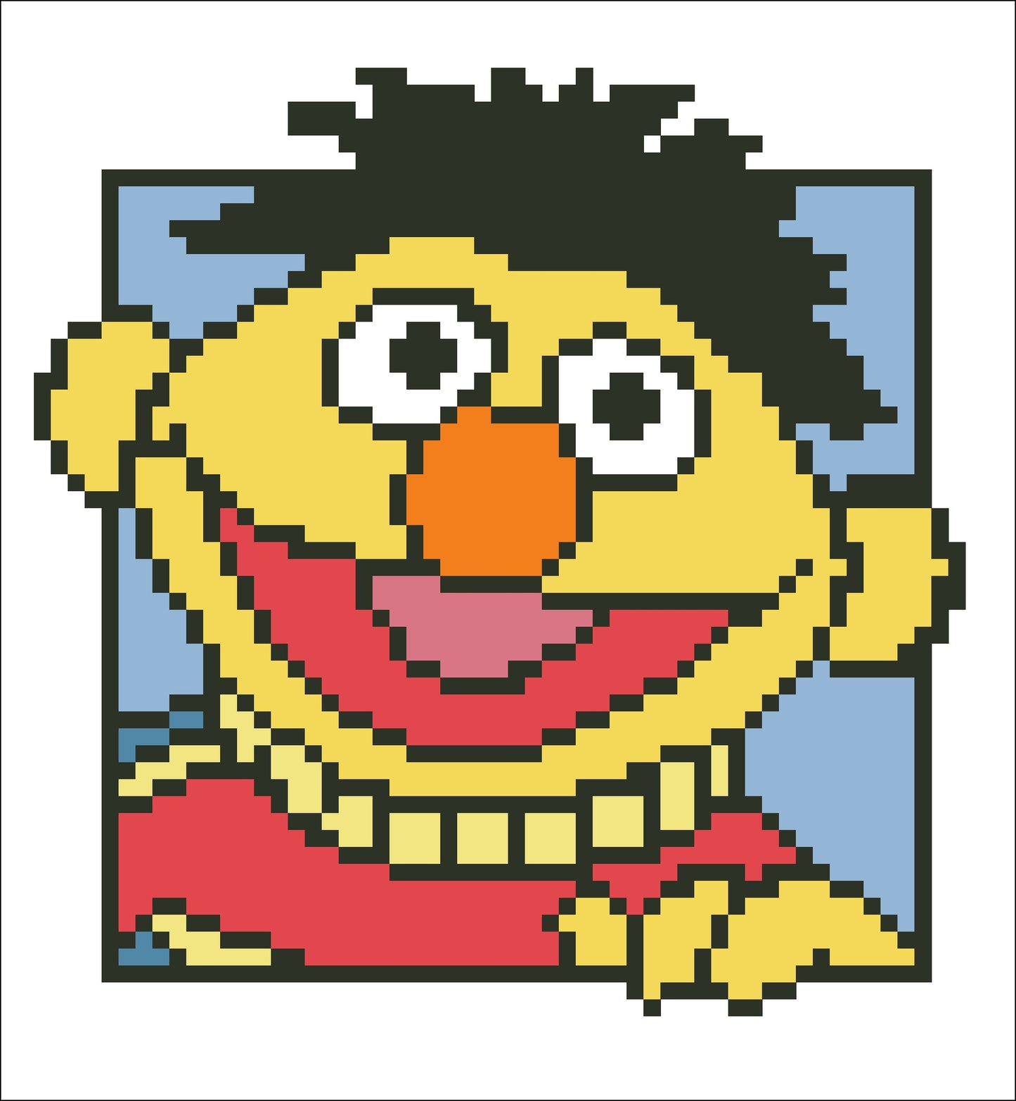 Borduurpakket ernie 2 13x11cm