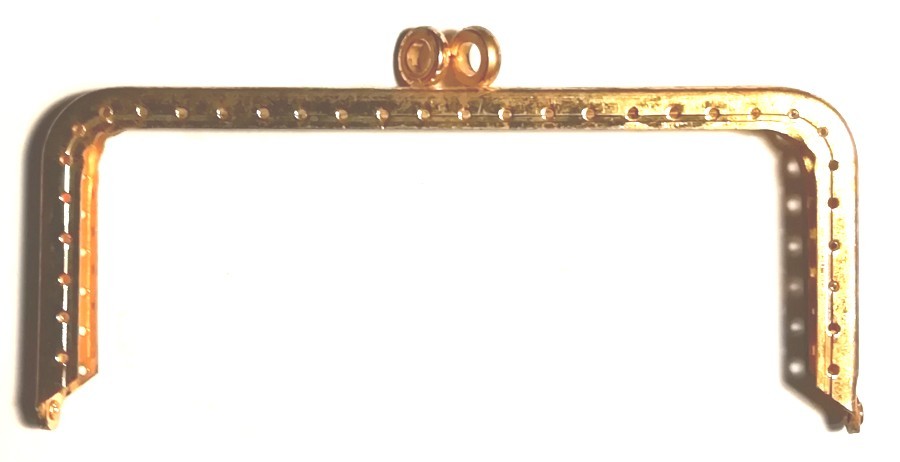 Tasbeugel 12cm recht goudkl. p. st