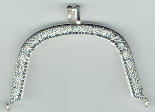 Tasbeugel 8cm nieuw zilver zonder ketting