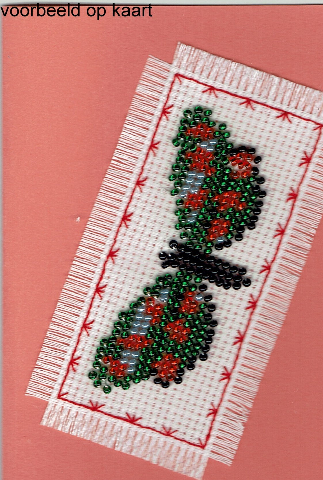 Borduurpakket Sint-Jansvlinder 4x9cm