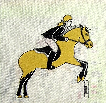 Borduurpakket Paardspringen""
