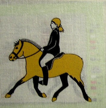 Borduurpakket Paard draven""