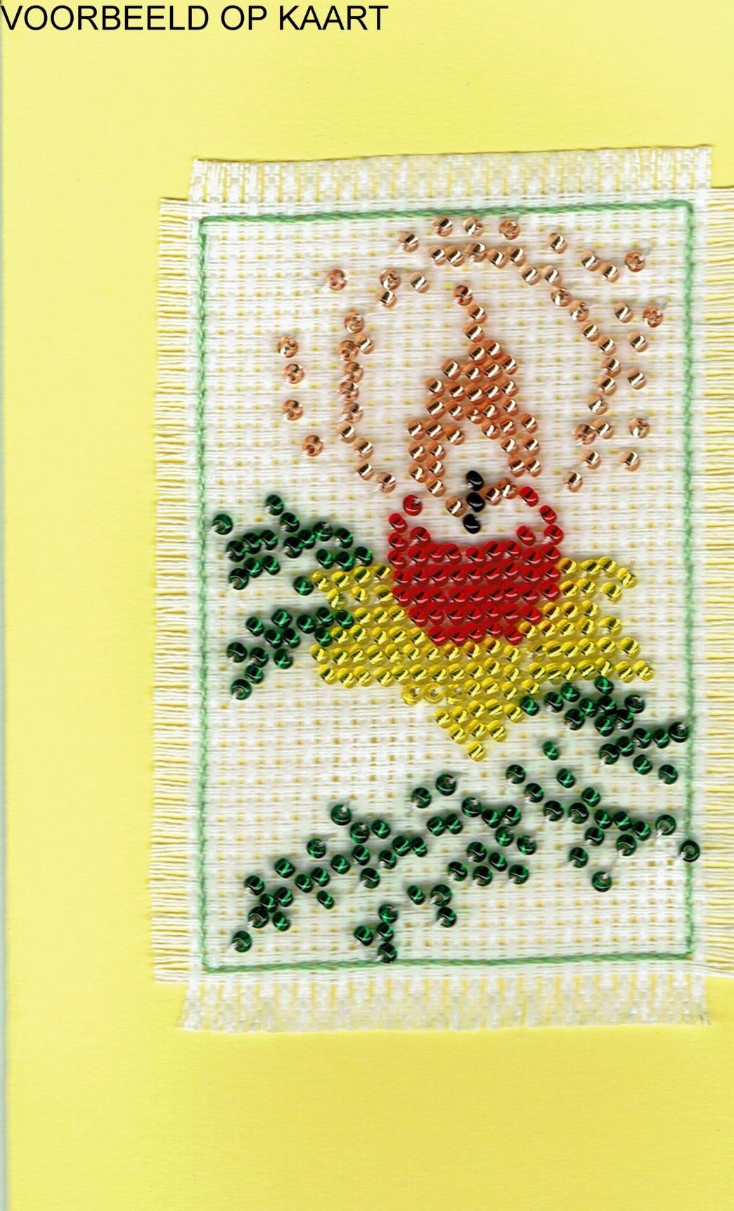 Borduurpakket kaars 6x9cm