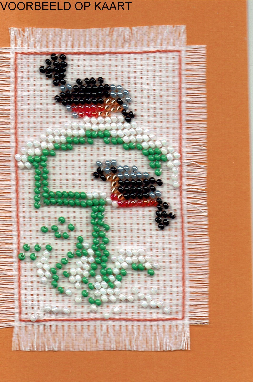 Borduurpakket vogelhuisje 6x10cm