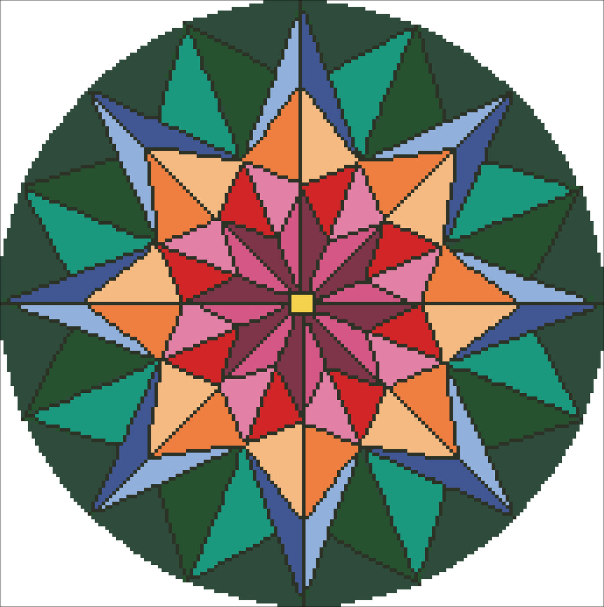 Mandala 38.5x38.5cm