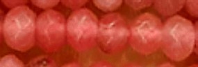 Facetkr disc 3x4,5 rose jade ca 110st