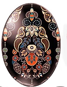 Cabouchon 30x40mm oriental