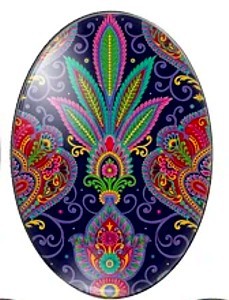 Cabochon 30x40mm orientale figuren