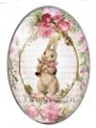 Cabochon 18x25mm rabbit