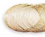 Armband verenstaal 6cmx0,6mm roodgoudkl. 10wind.